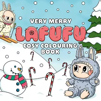 Very Merry Lafufu Cosy Colouring Book cover
