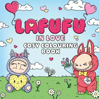 The Lafufu in Love Cosy Colouring Book cover