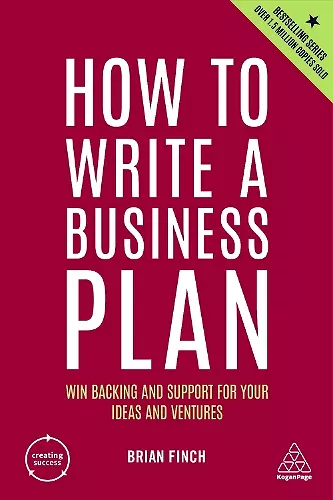 How to Write a Business Plan cover