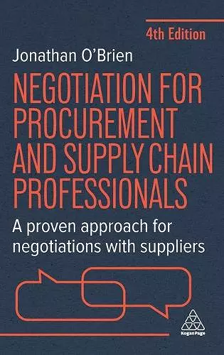 Negotiation for Procurement and Supply Chain Professionals cover