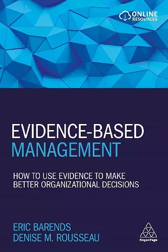 Evidence-Based Management cover