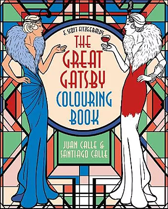 F. Scott Fitzgerald's The Great Gatsby Colouring Book cover