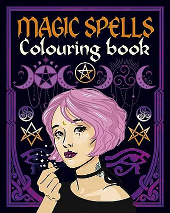 Magic Spells Colouring Book cover