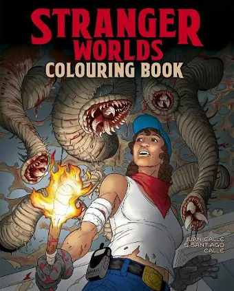 Stranger Worlds Colouring Book cover