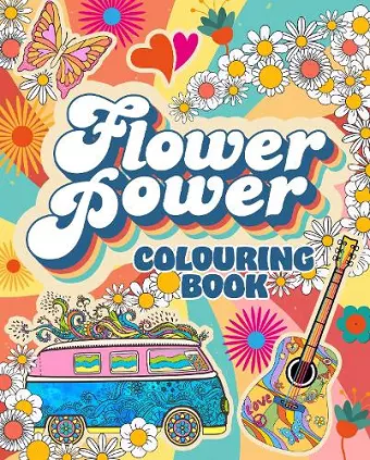 Flower Power Colouring Book cover