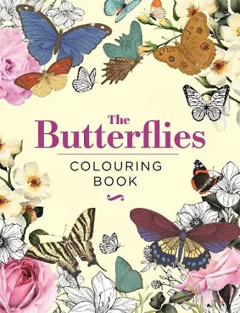 The Butterflies Colouring Book cover