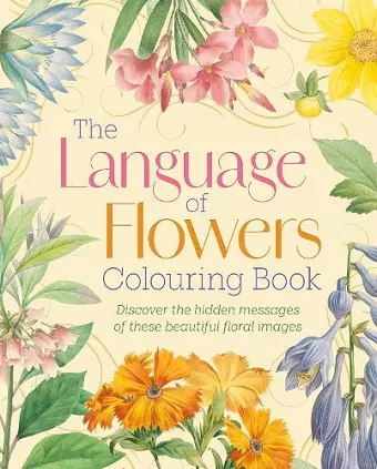 The Language of Flowers Colouring Book cover