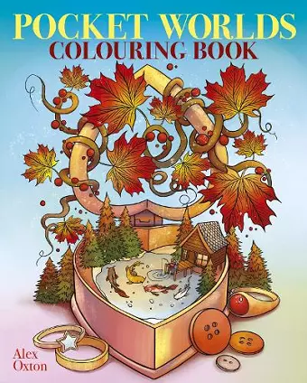 Pocket Worlds Colouring Book cover