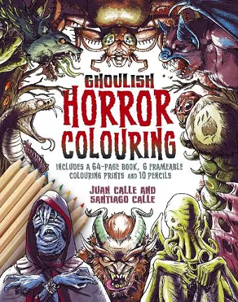 Ghoulish Horror Colouring Kit cover