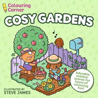 Colouring Corner: Cosy Gardens cover