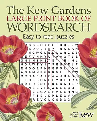 The Kew Gardens Large Print Book of Wordsearch cover