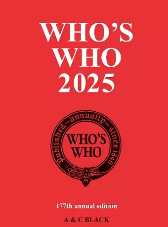 Who's Who 2025 cover