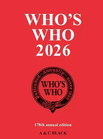 Who's Who 2026 cover