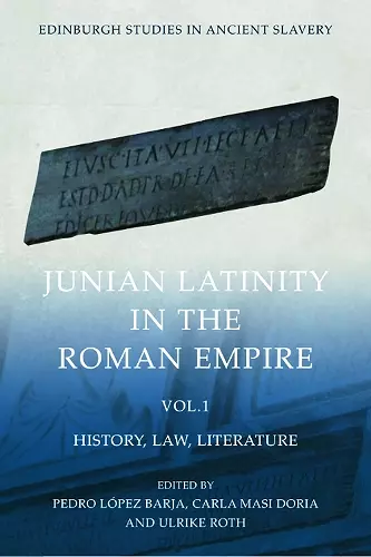 Junian Latinity in the Roman Empire Volume 1 cover