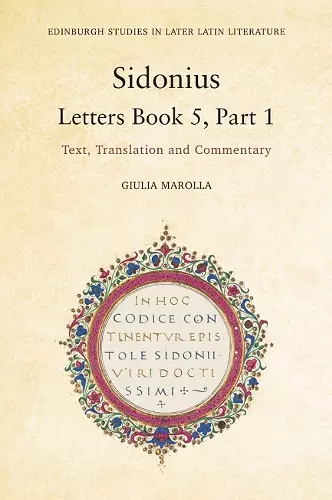 Sidonius: Letters Book 5, Part 1 cover