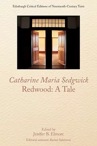 Catharine Sedgwick, Redwood: a Tale cover