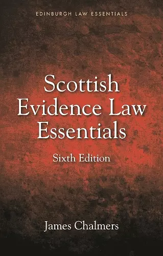 Scottish Evidence Law Essentials cover