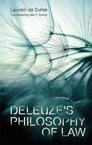 Deleuze'S Philosophy of Law cover