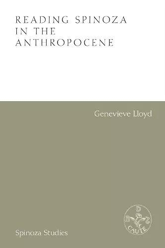 Reading Spinoza in the Anthropocene cover