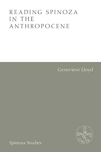 Reading Spinoza in the Anthropocene cover