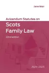 Avizandum Statutes on Scots Family Law cover