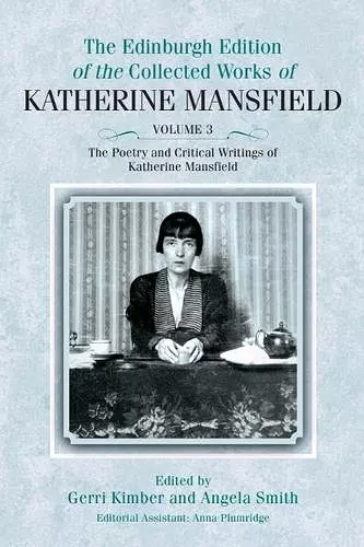 The Poetry and Critical Writings of Katherine Mansfield cover
