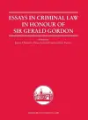 Essays in Criminal Law in Honour of Sir Gerald Gordon cover