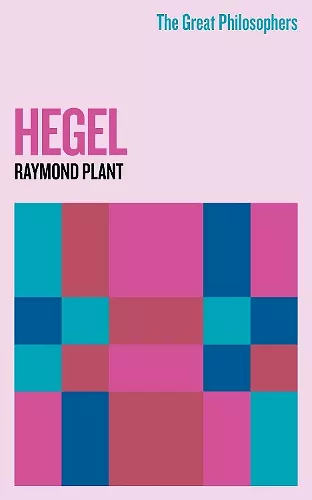 The Great Philosophers: Hegel cover