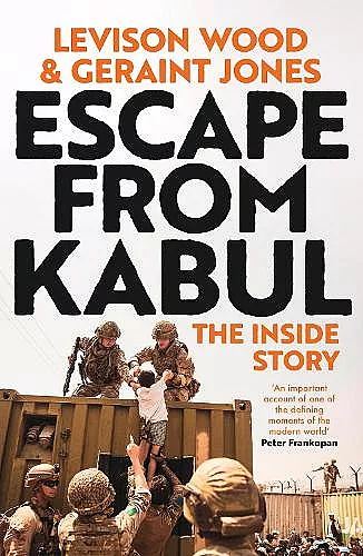 Escape from Kabul cover