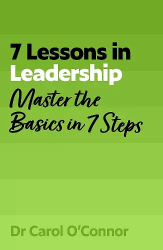 7 Lessons in Leadership cover