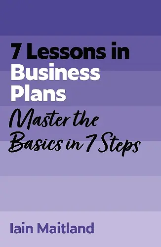 7 Lessons in Business Plans cover
