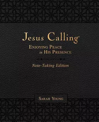 Jesus Calling Note-Taking Edition, Leathersoft, Black, with Full Scriptures cover