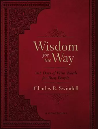 Wisdom for the Way, Large Text Leathersoft cover