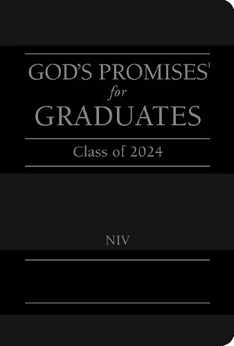 God's Promises for Graduates: Class of 2024 - Black NIV cover