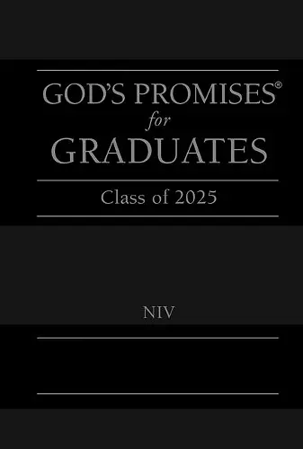 God's Promises for Graduates: Class of 2025 - Black NIV cover