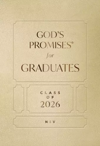 God's Promises for Graduates: Class of 2026 - Gold NIV cover