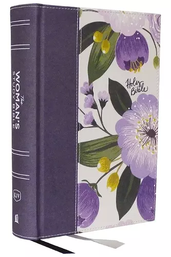 KJV, The Woman's Study Bible, Purple Floral Cloth over Board, Red Letter, Full-Color Edition, Comfort Print cover