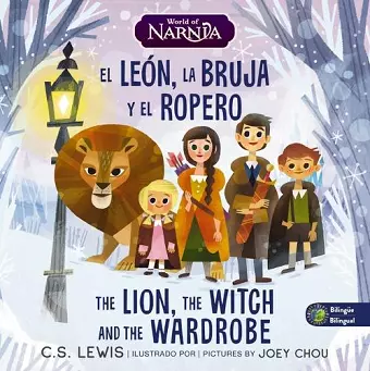 The Lion, the Witch, and the Wardrobe/ El león, la bruja y el ropero, Bilingual Board Book cover