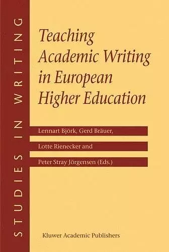 Teaching Academic Writing in European Higher Education cover