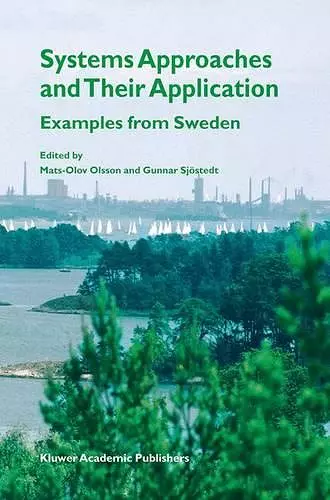 Systems Approaches and Their Application cover