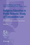 Religious Education in Public Schools: Study of Comparative Law cover