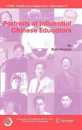 Portraits of Influential Chinese Educators cover
