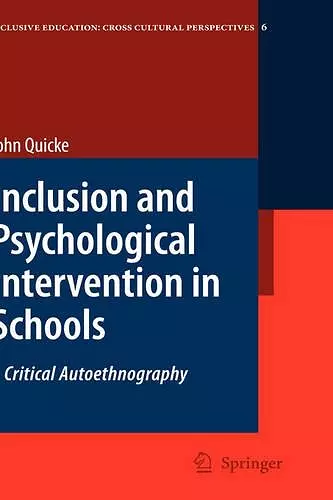 Inclusion and Psychological Intervention in Schools cover