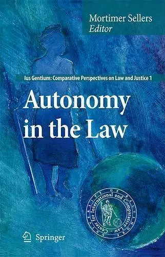 Autonomy in the Law cover