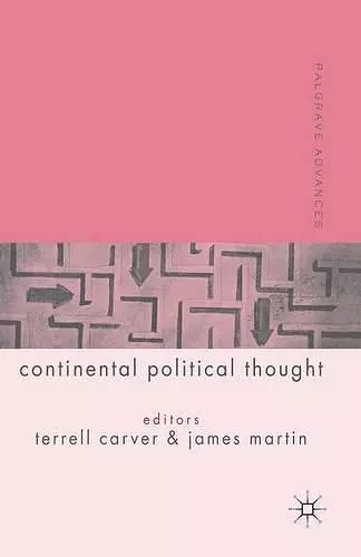 Palgrave Advances in Continental Political Thought cover