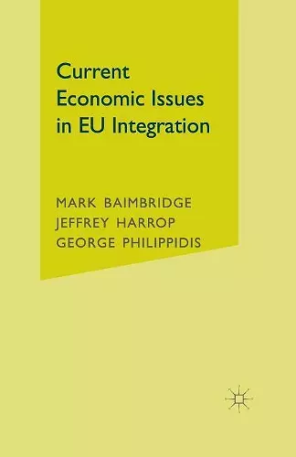 Current Economic Issues in EU Integration cover