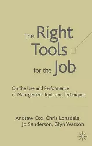 The Right Tools for the Job cover