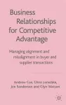 Business Relationships for Competitive Advantage cover