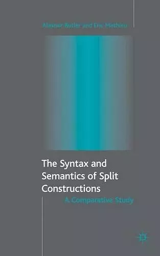 The Syntax and Semantics of Split Constructions cover