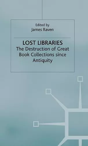Lost Libraries cover